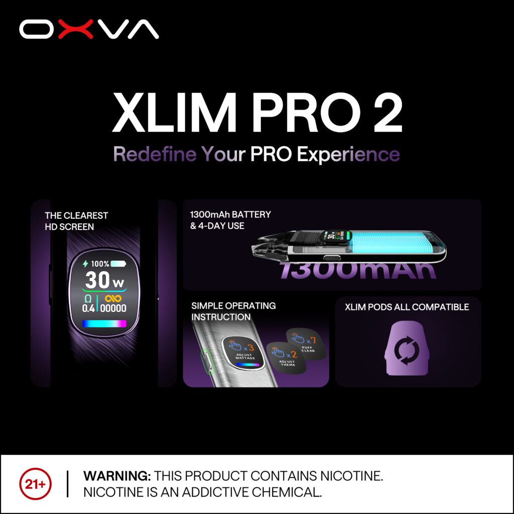 OXVA Xlim Pro II 2 Pod 小蠻牛二代 電子煙主機 商品特色 5