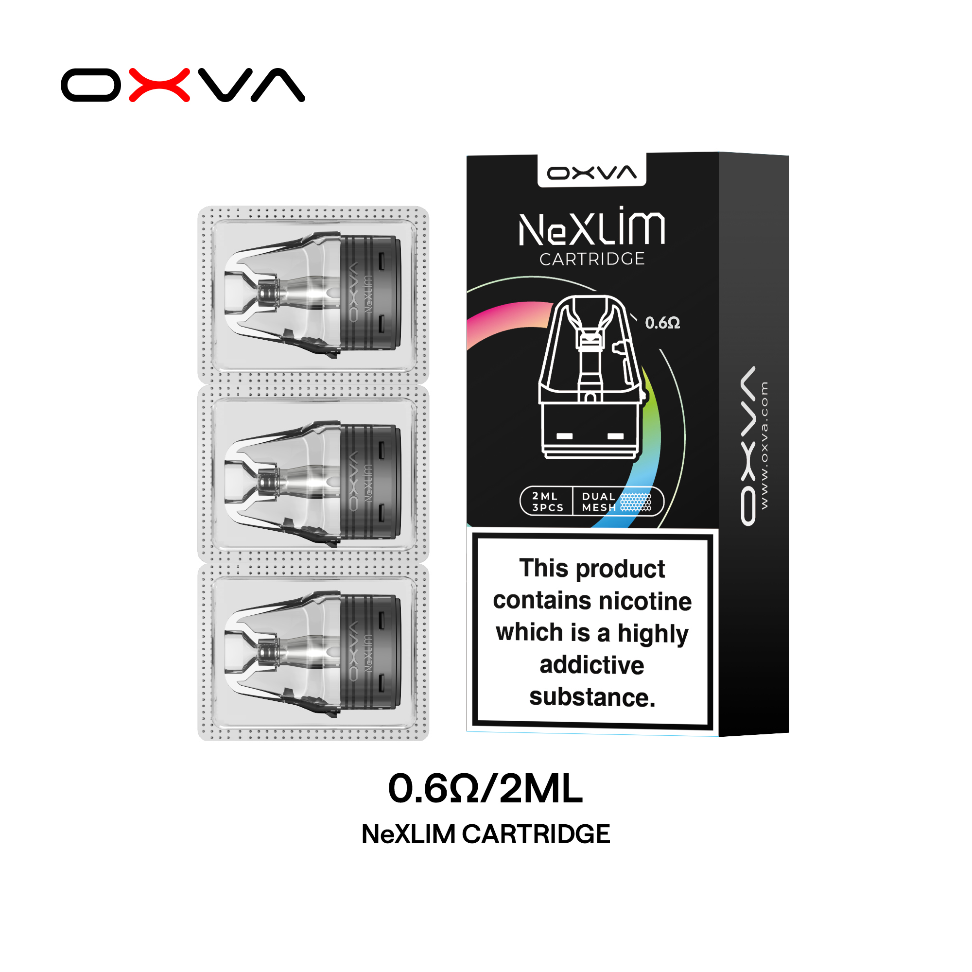 OXVA電子煙-NEXLIM大蠻牛 原廠空煙彈