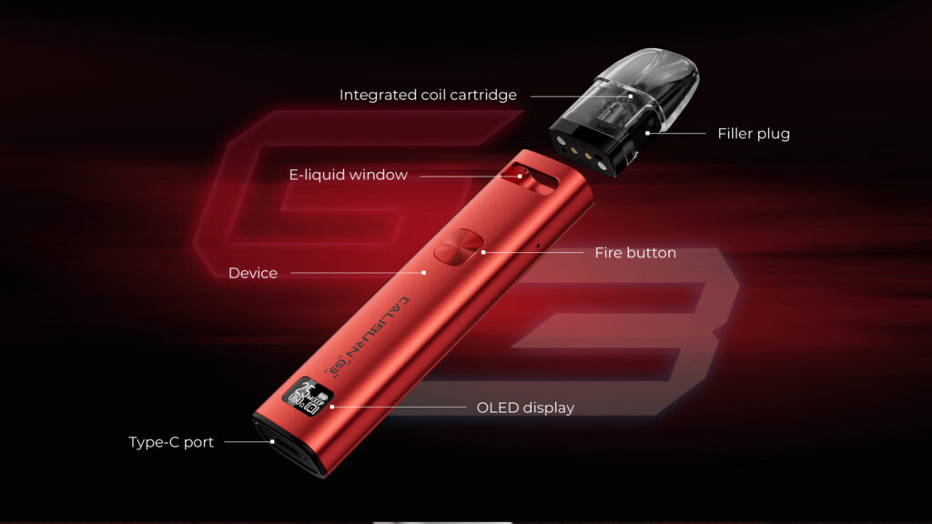 UWELL CALIBURN G3 KIT 咖哩棒 商品特色 2