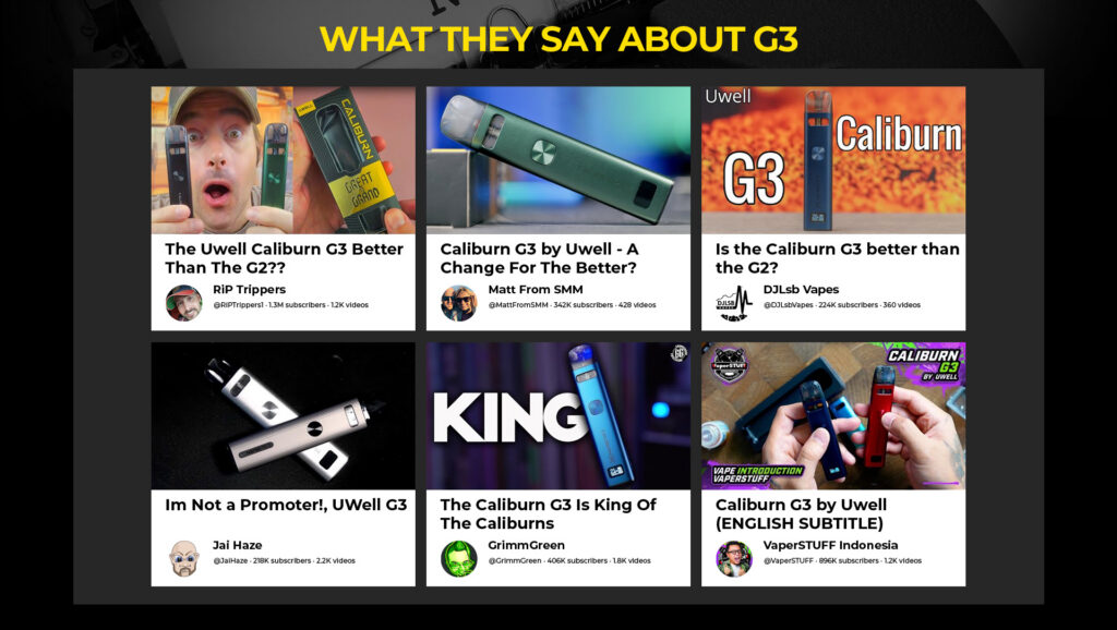 UWELL CALIBURN G3 KIT 咖哩棒 商品特色 5