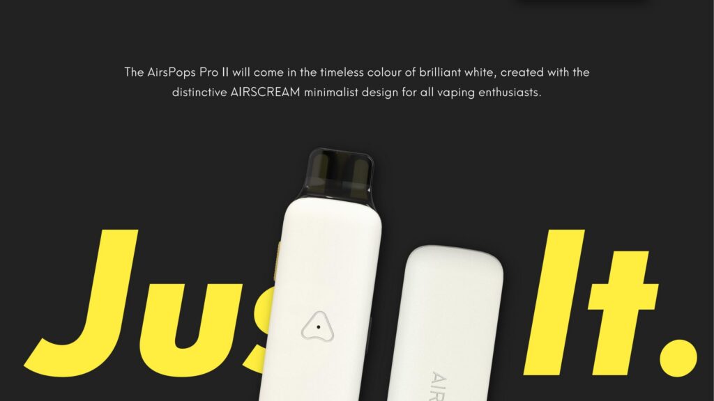 AIRSCREAM AirsPops Pro II ｜氣泡二代 小煙主機 商品特色 6