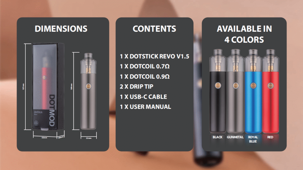 Dotmod Revo V1.5｜佩特里三段式調壓小煙主機 商品特色 4