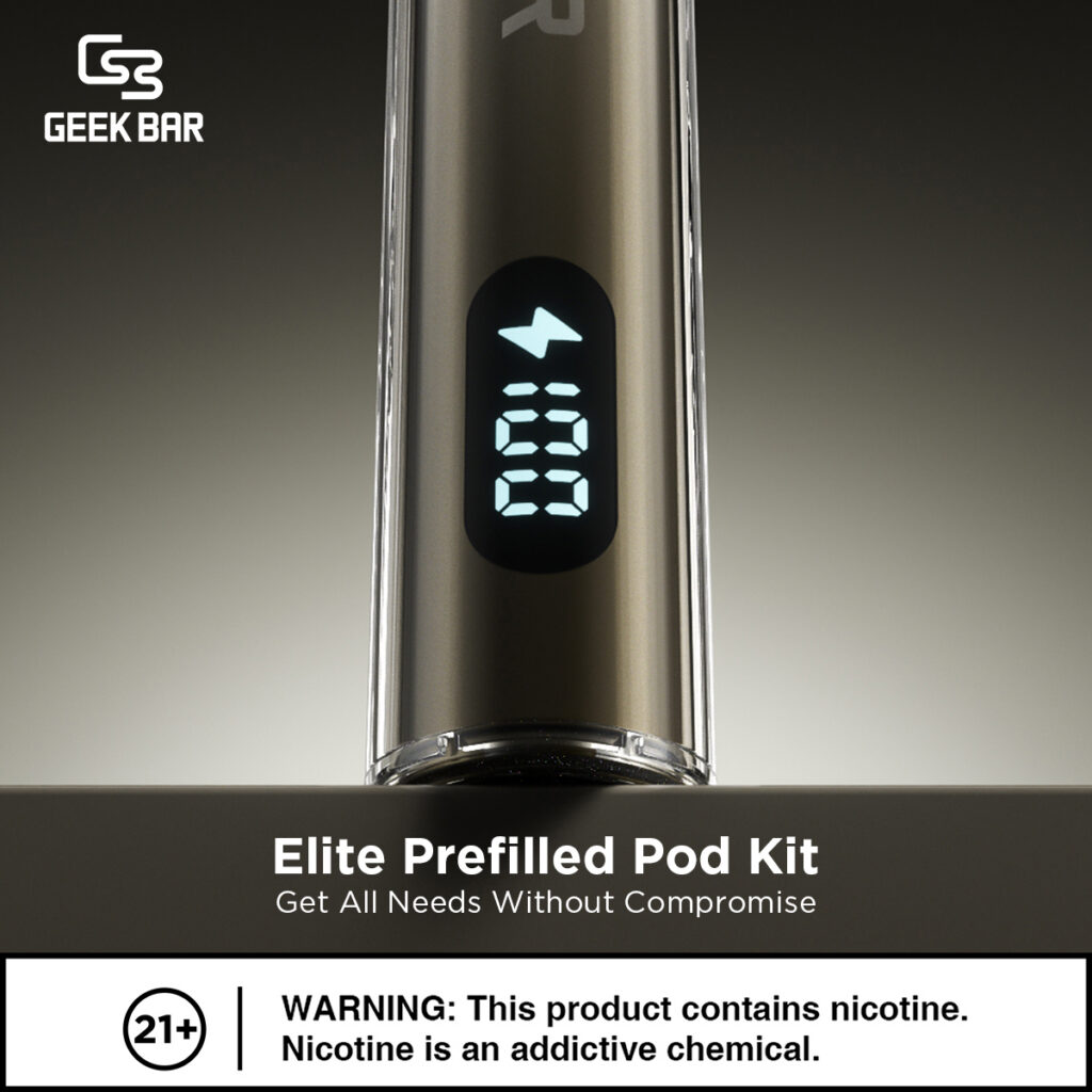 Geek Bar Elite Prefilled Pod Kit 菁英一次性拋棄式電子煙 商品特色 4
