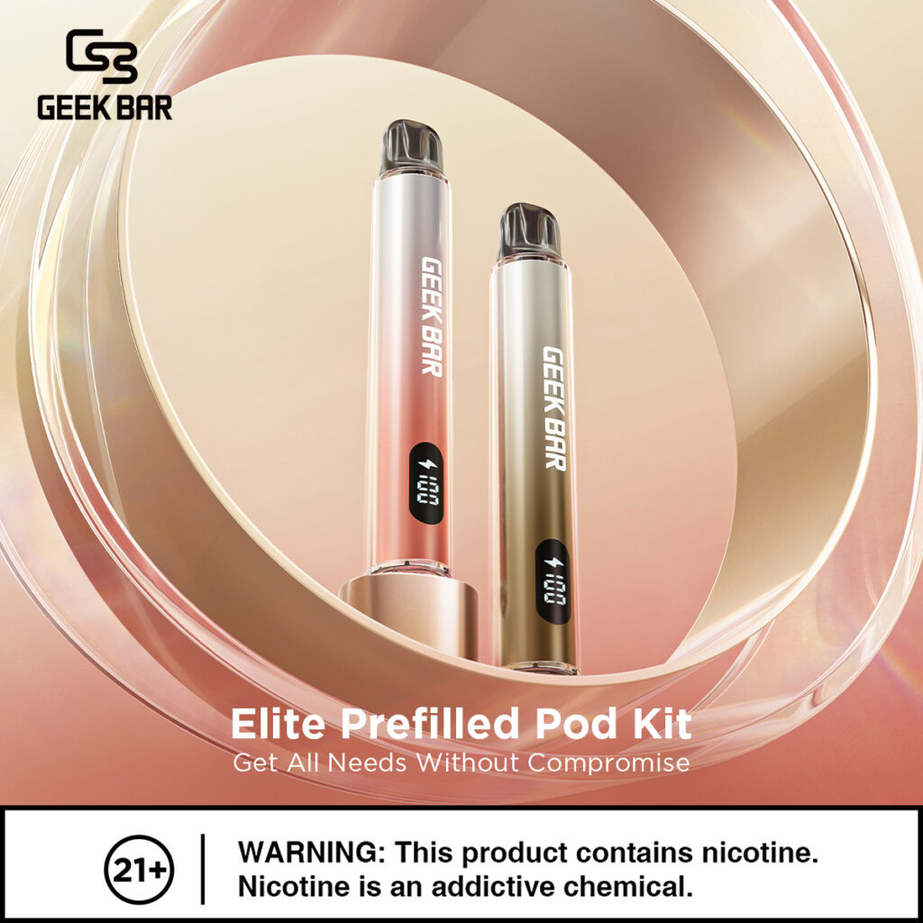 Geek Bar Elite Prefilled Pod Kit 菁英一次性拋棄式電子煙 商品特色 18