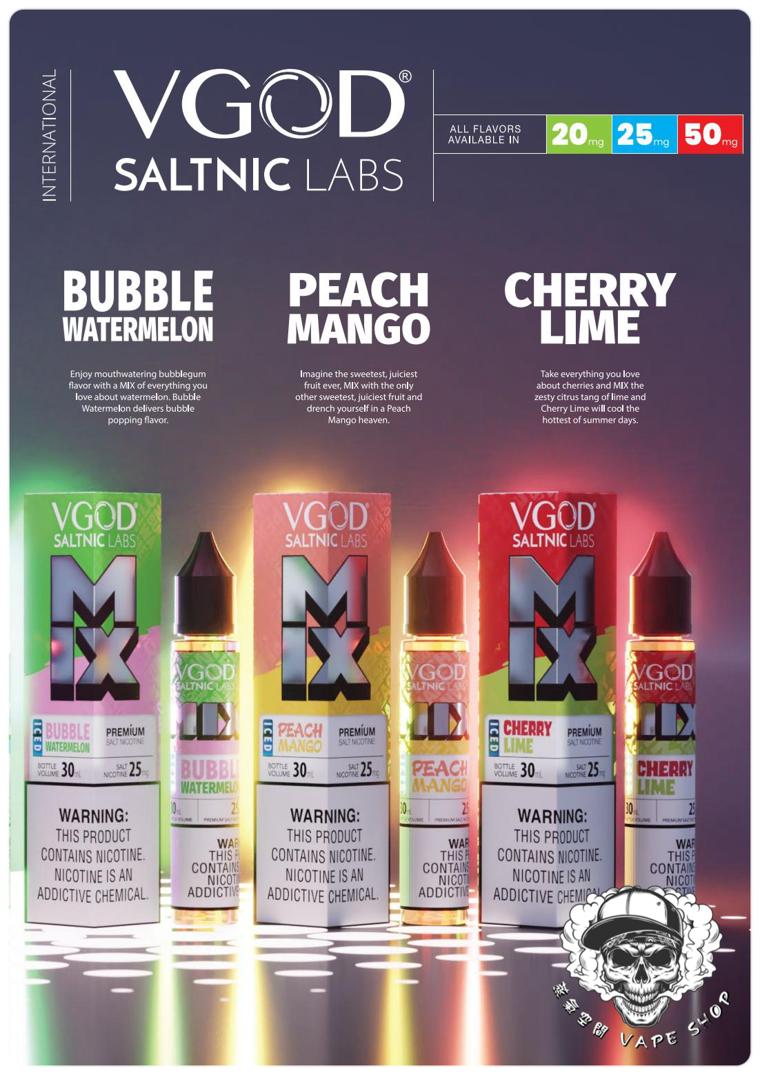 正美國進口VGOD 30ml 小煙油 台灣唯一正品官方